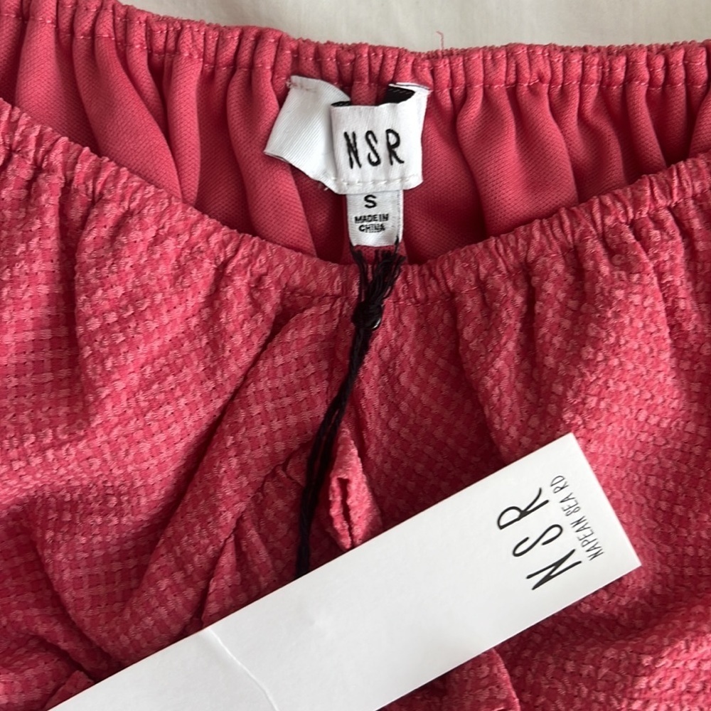 NWT Ruffle Crop Top - Picture 5 of 6